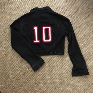 Reformation x Levis Cropped Denim Jacket